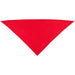 Heracles Bandana - A red triangular bandana with a plain design, featuring a logo in one corner.