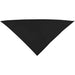 Heracles Bandana - A black triangular bandana with a smooth texture, featuring a logo.