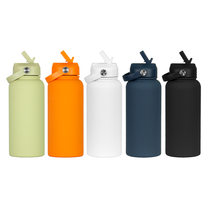 Laredo Rubber Coated Bottle - Custom Promotional Product