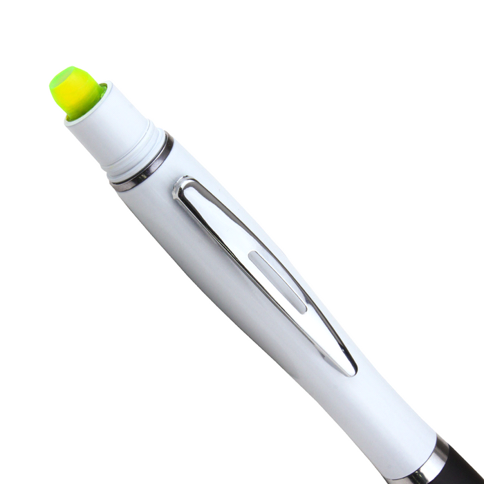 Nash Ballpoint Pen w/ Yellow Wax Highlighter - Custom Promotional Product