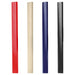 Capenters Pencil - A set of four pencils in red, beige, navy blue, and black, with a glossy finish. Each pencil has branding.