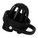 Forge Double Wall Shaker 750ml - A drink bottle lid with a black design, featuring a cage-like top and a handle for easy carrying.