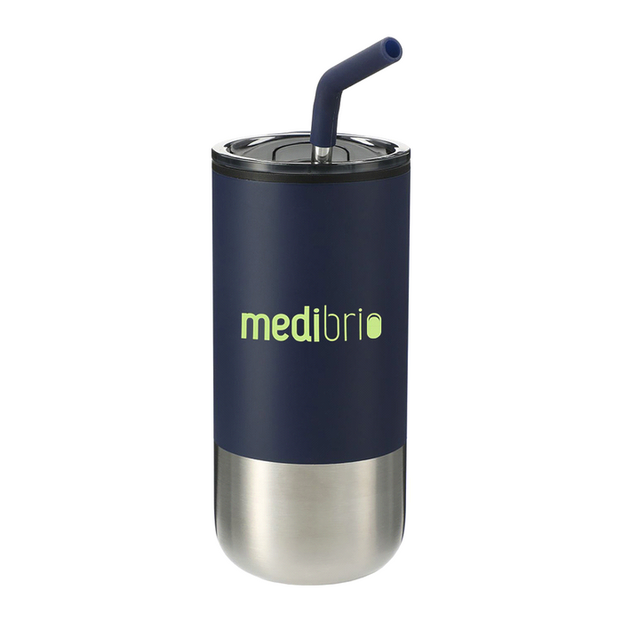 Lagom 470ml Tumbler with Stainless Steel Straw - Custom Promotional Product