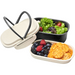 Plastic & Wheat Straw Lunch Box - Custom Promotional Product