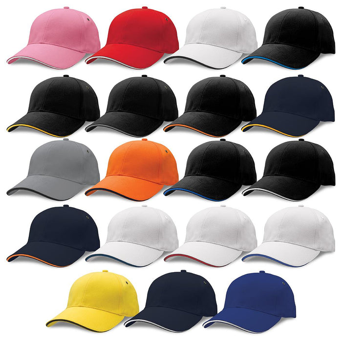 Sandwich Peak Cap - Custom Promotional Product
