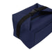 Caribou Drift Recycled 9 Can Lunch Cooler - A navy cooler bag with a black strap and zip closure, featuring a side pocket and a simple logo.