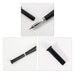 Plastic Baseball Bat Shape Pen - A black plastic pen shaped like a baseball bat, featuring a silver band near the tip and a logo on the side.