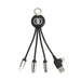 Round Shaped Light Up Multi Charging Cable - Custom Promotional Product