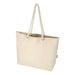 Florida GRS Recycled Beach Tote Bag - A cream-coloured tote bag with rope handles and a simple design, featuring a logo on the side.