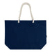 Florida GRS Recycled Beach Tote Bag - A navy blue tote bag with a rope handle and a simple design, featuring a logo on the side.
