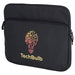 Rime Laptop Sleeve - A black laptop sleeve featuring a logo with a light bulb and gears in orange and yellow tones.
