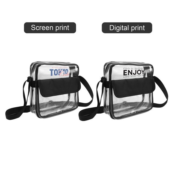 Clear Shoulder Crossbody Bag - Custom Promotional Product