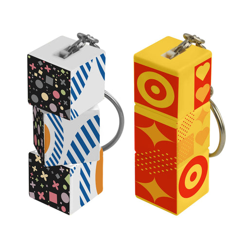 Custom Square Cube with Keyrings - Custom Promotional Product