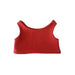 Plush Doll Basic Tank Top - A red basic tank top for a plush doll, featuring a sleeveless design and a simple construction.