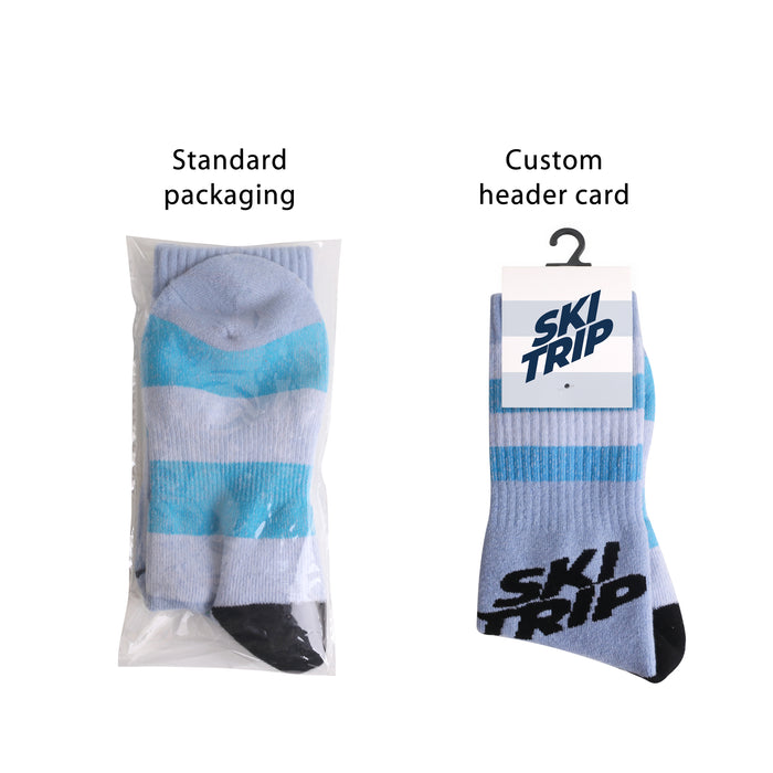 Crew Custom Pattern Merino Wool Socks - Custom Promotional Product
