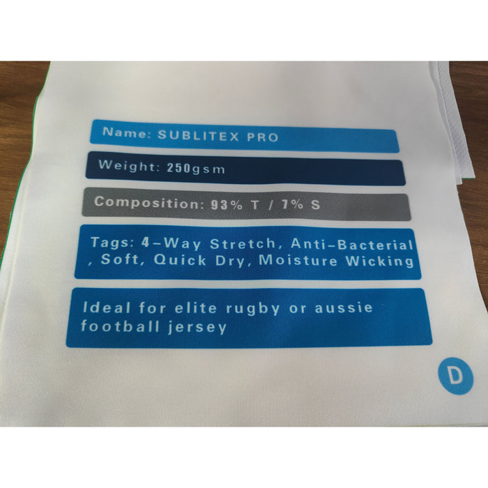 250gsm Poly Spandex Pro Rugby Jerseys - Custom Promotional Product