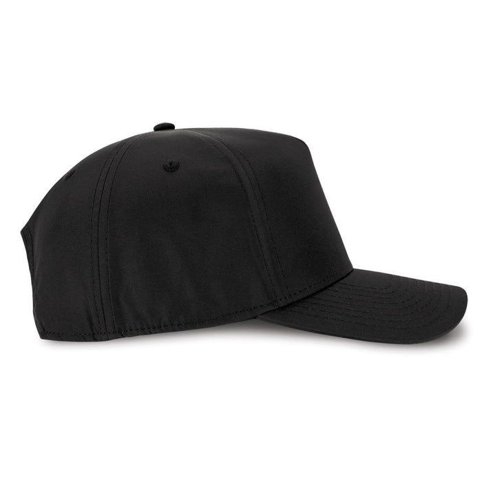 A-Frame Sport - A black cap with a curved peak, featuring a simple design and a logo on the front.