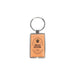 NFC Epoxy Square Tag with Metal Keyring - Custom Promotional Product