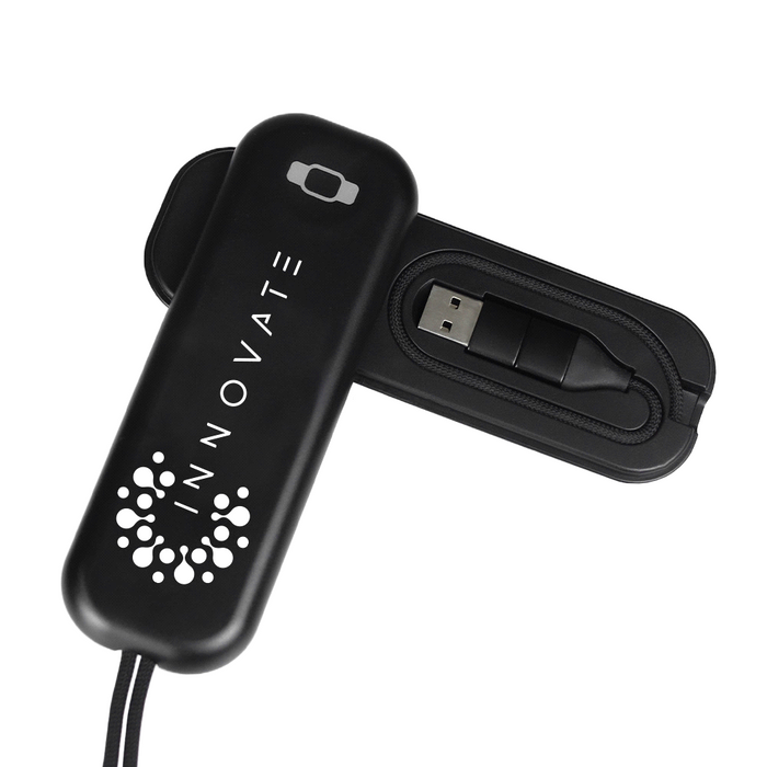 ZenGo Foldable 5in1 Charging Cable w/ Wireless Watch Charger - Custom Promotional Product
