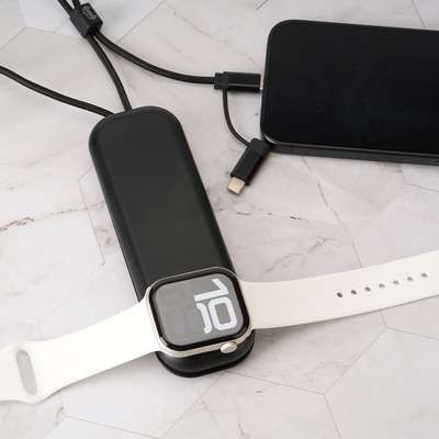 ZenGo Foldable 5in1 Charging Cable w/ Wireless Watch Charger - Custom Promotional Product