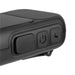 Clip Tune Magnetic Outdoor Bluetooth Speaker - A black outdoor Bluetooth speaker with control buttons on the side and a textured surface. It includes a logo.