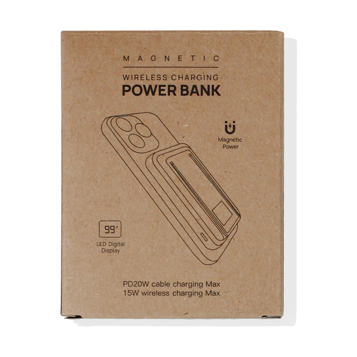 Magnetic Power Bank w/ Phone Stand 10000 mAh - Custom Promotional Product