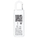 Safety Alarm Keychain - A white safety alarm keychain featuring a hook for attachment and a branding logo on one side.