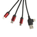 Round Shaped Light Up Multi Charging Cable - Custom Promotional Product
