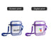 Clear Tote Bag with Zipper Closure Crossbody - Custom Promotional Product