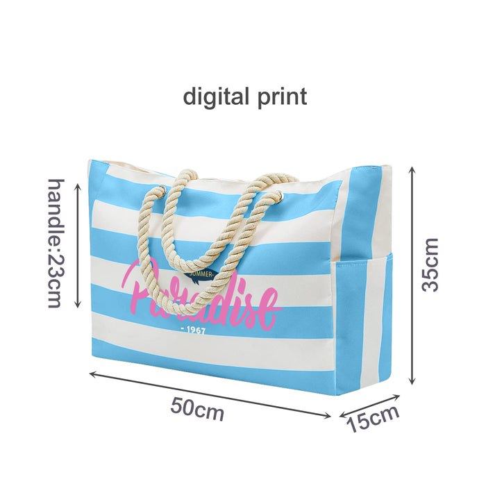 Fully Custom Carrier Beach Bag - Custom Promotional Product