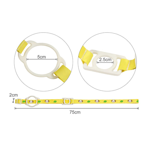 2 in 1 Water Bottle Lanyard - A drink bottle lanyard in yellow, featuring a loop for attachment and a decorative design. Includes a logo.