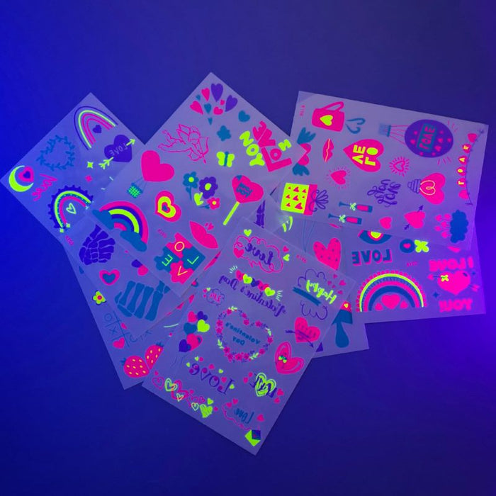 Temporary Tattoo Glow in the Dark - 51 x 51 mm - Custom Promotional Product