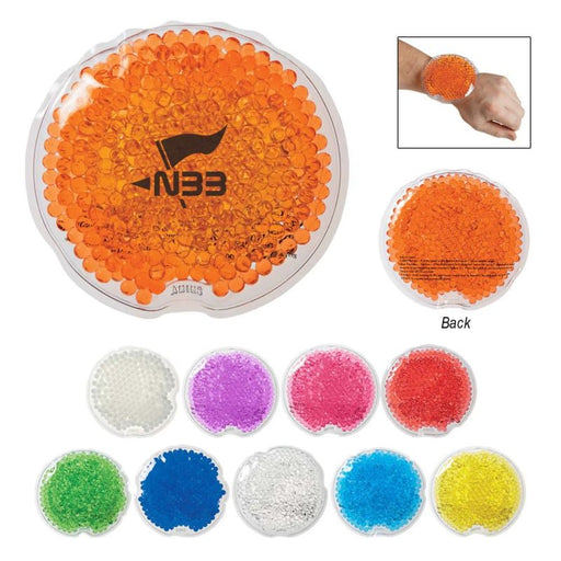 Round Gel Beads Cold/Hot Pack - Custom Promotional Product