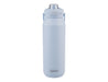 Oasis Capri 1L Vacuum Quick Release Lid Bottle - A drink bottle in pale blue with a vacuum quick release lid and a handle. Features an oval logo on the front.