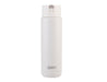 Oasis Moda 700ml Vacuum Bottle - A drink bottle in white, featuring a sleek, modern design and a logo on the front.