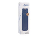 Oasis Moda 700ml Vacuum Bottle - A drink bottle in navy blue with a push-button lid and triple wall insulation, featuring a branding logo.