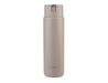 Oasis Moda 700ml Vacuum Bottle - A drink bottle in a sandy beige colour with a sleek design and a logo on the side.