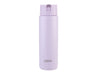 Oasis Moda 700ml Vacuum Bottle - A drink bottle in pale lilac with a sleek design, featuring a logo and a flip-top lid.