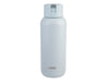 Oasis Moda 1L Vacuum Bottle - A drink bottle in light blue with a screw top lid and a logo on the front.