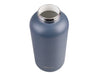 Oasis Moda 1.5L Vacuum Bottle - A drink bottle in a matte blue finish with a silver collar and a wide opening, featuring a logo.