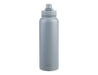 Oasis Challenger 1.1L Vacuum Quick Release Cap Bottle - A drink bottle in light grey with a vacuum quick release cap and branding.