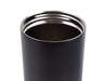 Oasis Super Sipper 600ml Vacuum Tumbler - A drink bottle featuring a sleek black exterior with a metallic interior, showcasing the inner design.