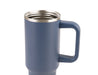 Oasis Commuter 1.2L Vacuum Travel Tumbler - A drink bottle in navy blue with a stainless steel rim and a sturdy handle. It features a logo on the side.