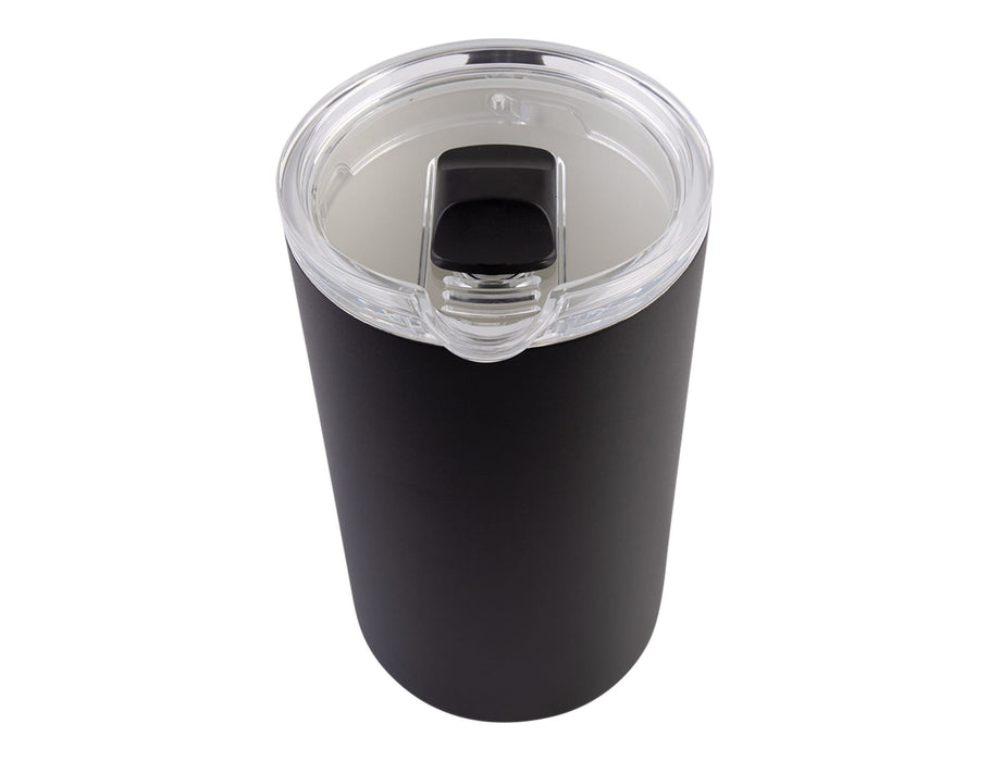 Oasis Ceramic Lined 1.5L Triple Insulated Water Pitcher - A drink bottle featuring a sleek black ceramic-lined design with a clear flip-top lid and insulated body.