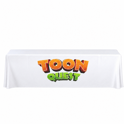 8ft (2.4m) Premium Draped Standard Table Cover