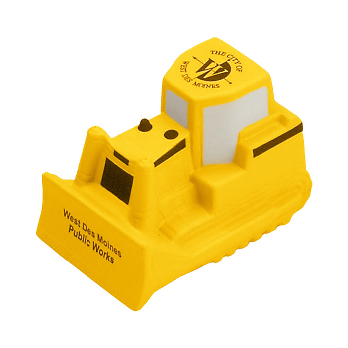 Bulldozer Shape Stress Reliever - Custom Promotional Product