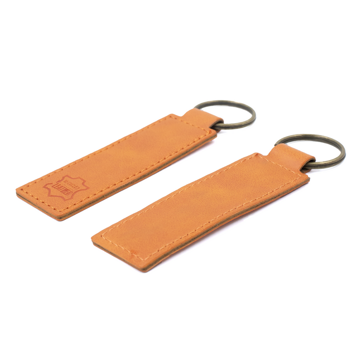 Amsterdam Recycled Leather Keyring - Custom Promotional Product