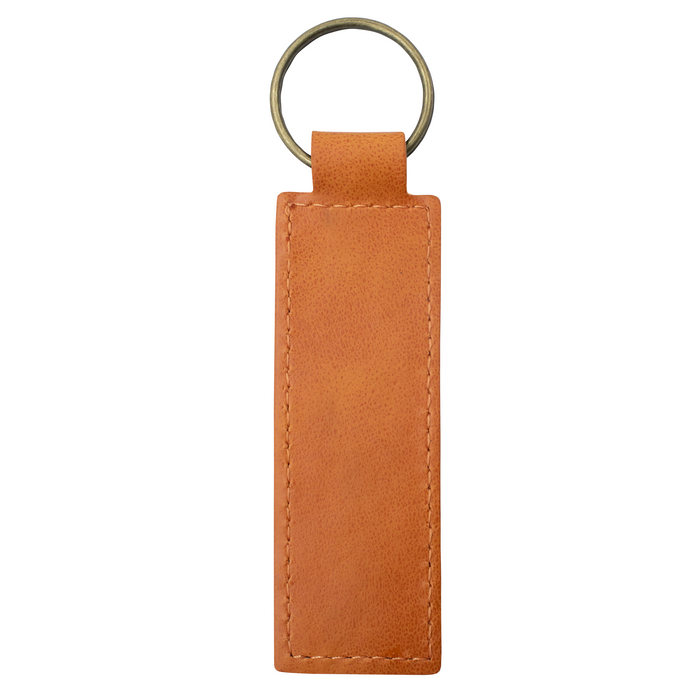 Amsterdam Recycled Leather Keyring - Custom Promotional Product