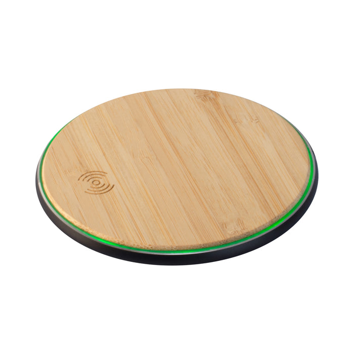 Danby Pro 15W Fast Bamboo Wireless Charger - Custom Promotional Product