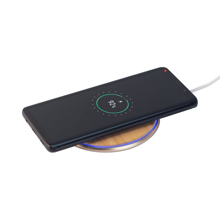 Danby Pro 15W Fast Bamboo Wireless Charger - Custom Promotional Product